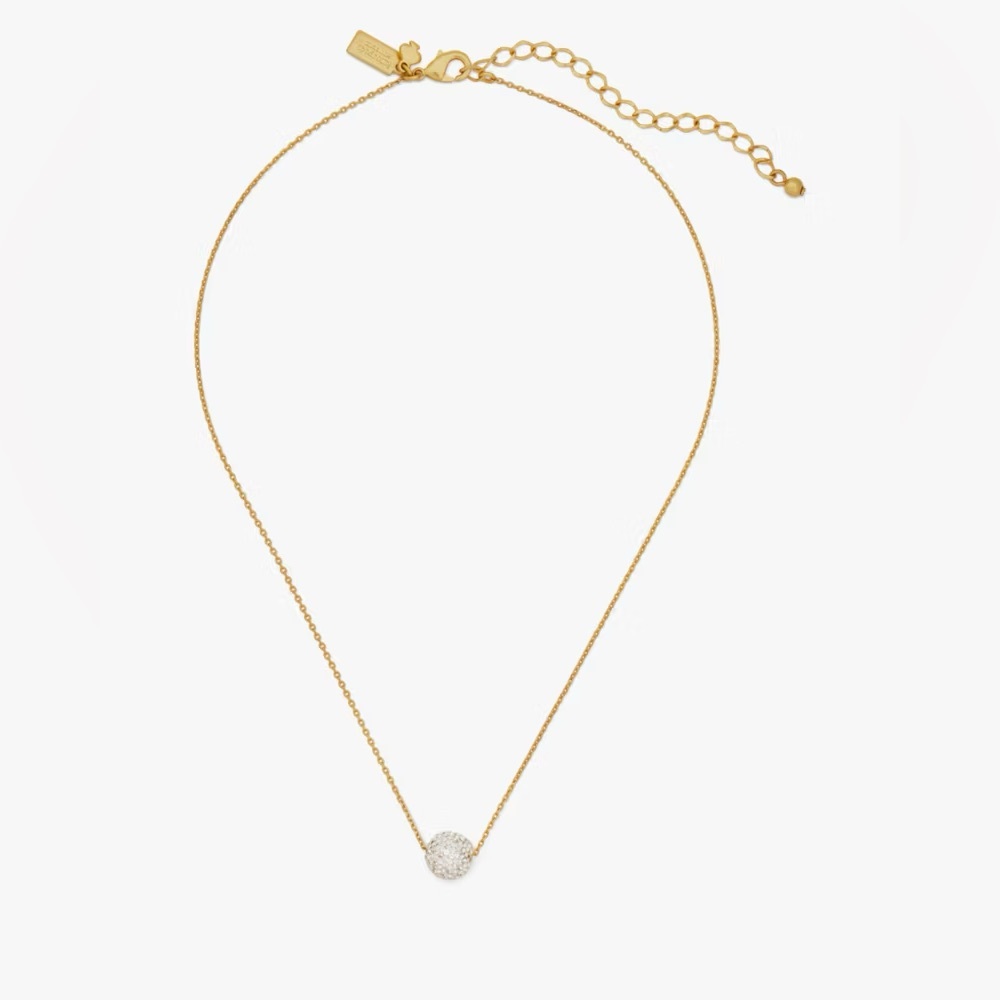 Kate spade razzle dazzle mini pendant gold necklace 💖 - Picture 3 of 5